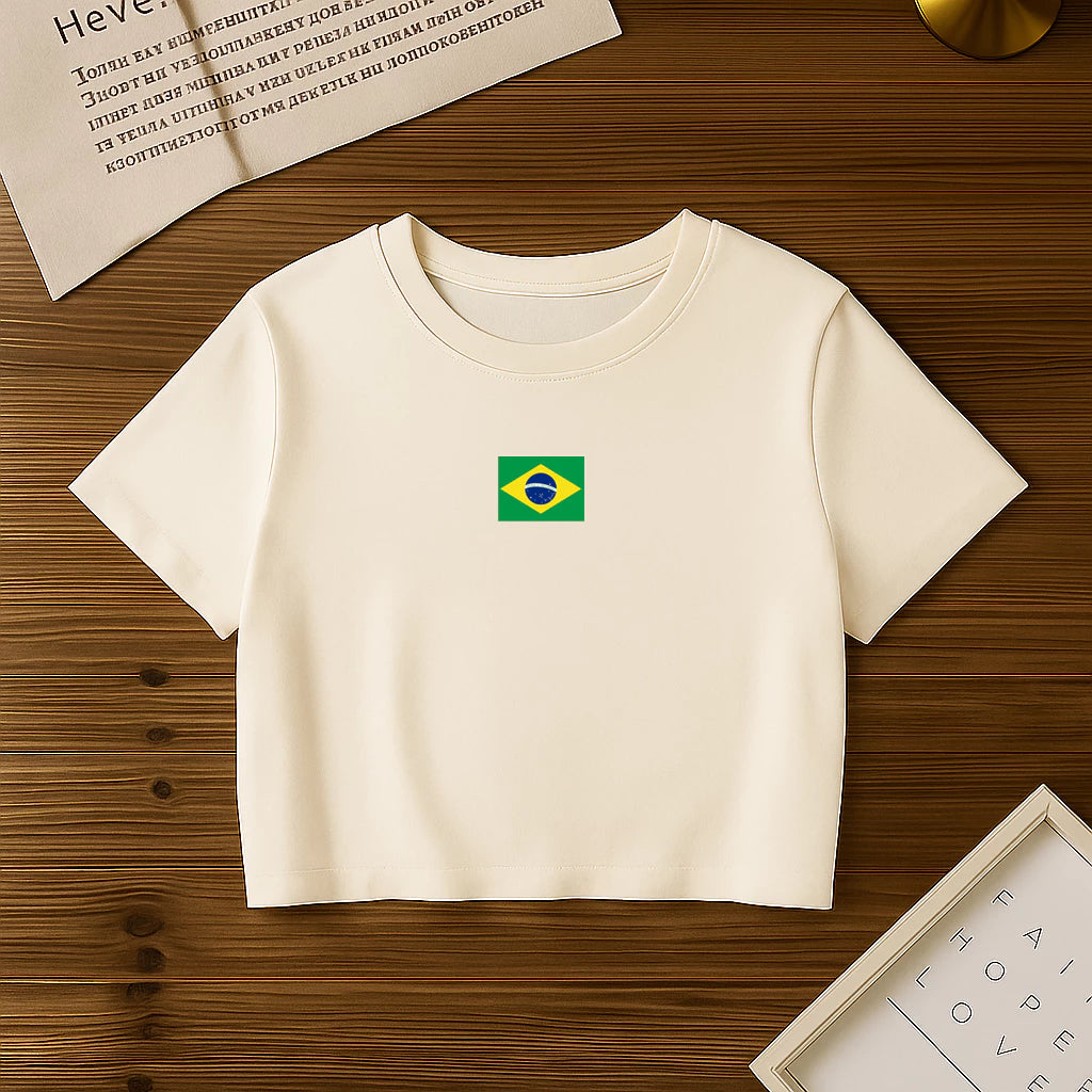 Cropped Oversized Brasil